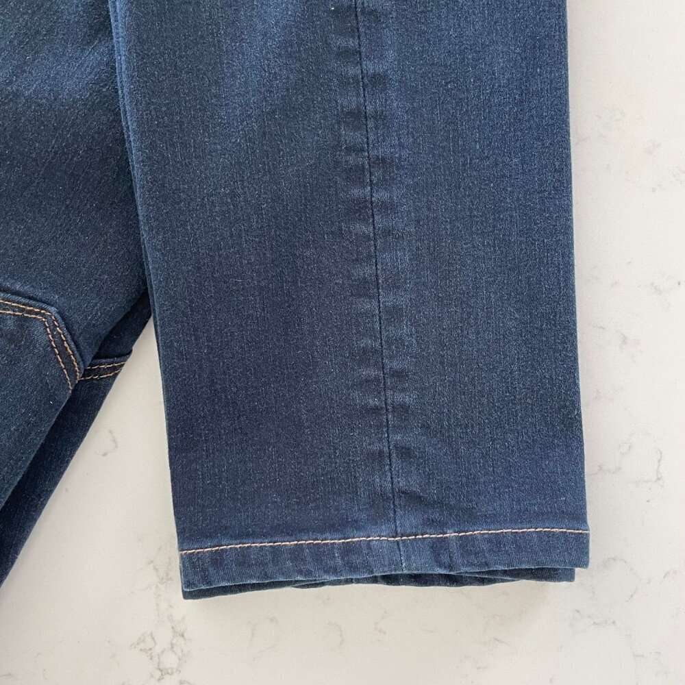 Banana Republic Slim Fit Stretch Denim Dark Wash Mid Rise Jeans Blue Sz 28x32 - Picture 3 of 13